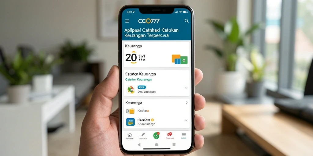 Tampilan antarmuka COO77 yang sederhana dan mudah digunakan.