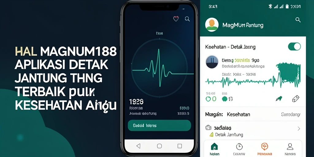 Antarmuka pengguna MAGNUM188 untuk memantau detak jantung.