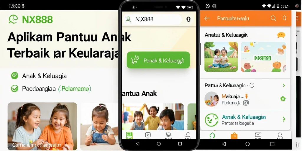Antarmuka NX888 yang menunjukkan fitur Pantau Anak yang intuitif.